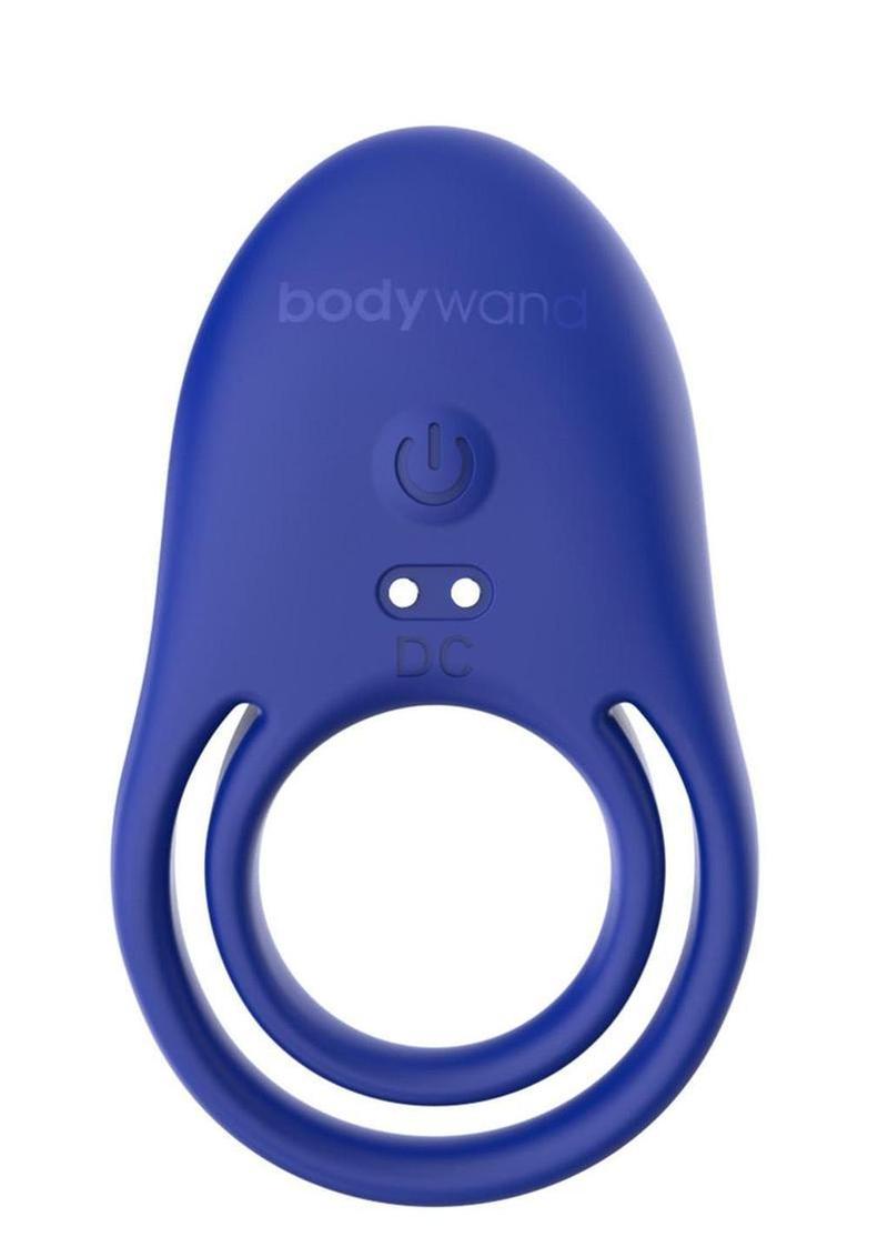 Bodywand 4Play Bonding Time Rechargeable Silicone Cock Ring - Navy