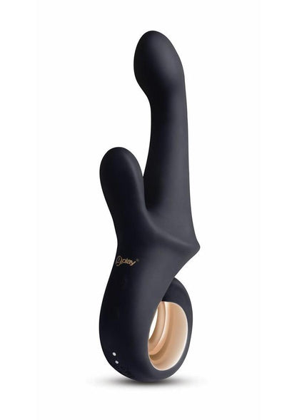 Bodywand G-Play Come Hither and Clitoral Rechargeable Silicone Vibrator - Black