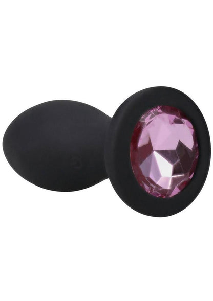 Booty Bling Jeweled Wearable Vibrating Silicone Plug
