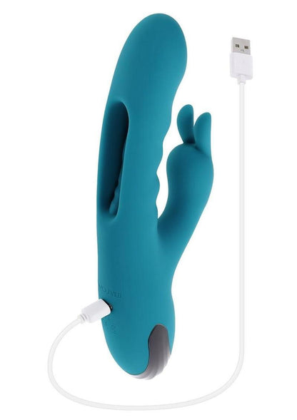 Bunny Tapper Rechargeable Silicone Tapping Rabbit Vibrator