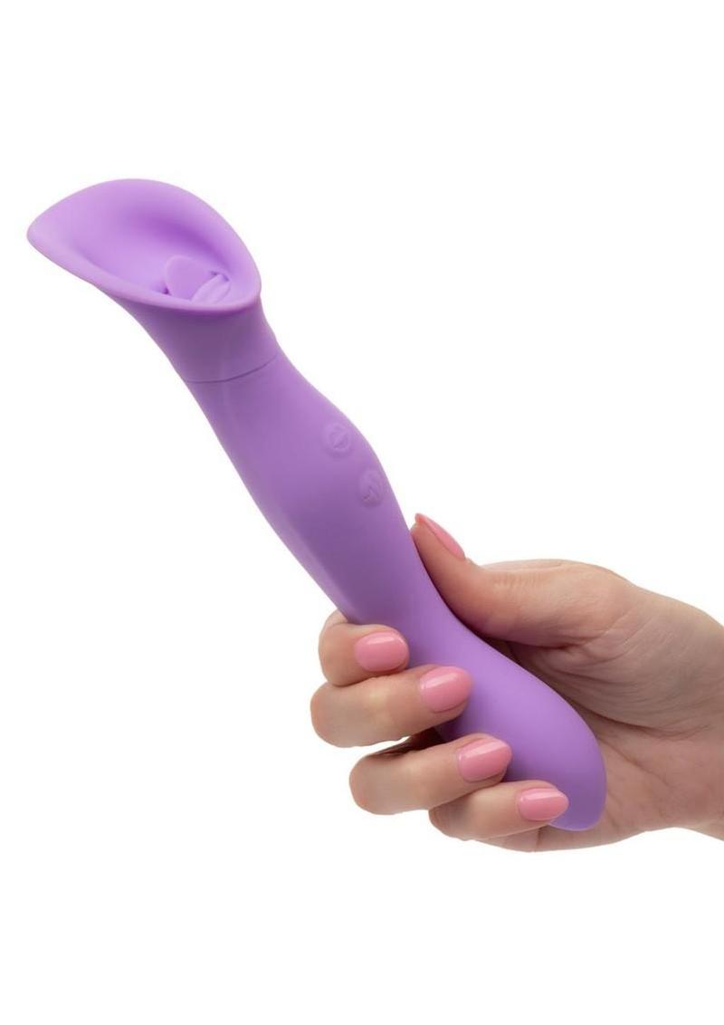 Couture Collection Dual Flickering Rechargeable Silicone Wand
