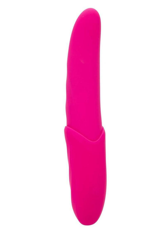 Couture Collection Gyrating Flicker Rechargeable Silicone Vibrator - Pink