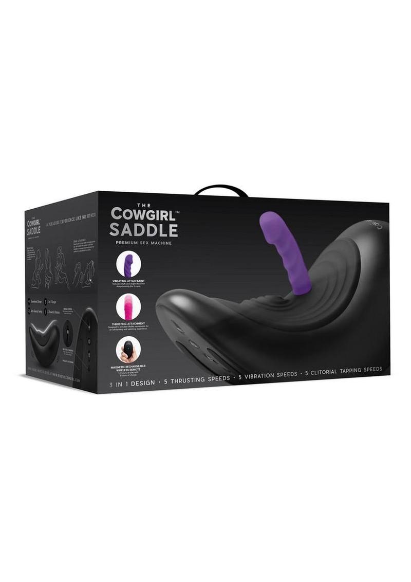 Cowgirl Saddle Machine - Black