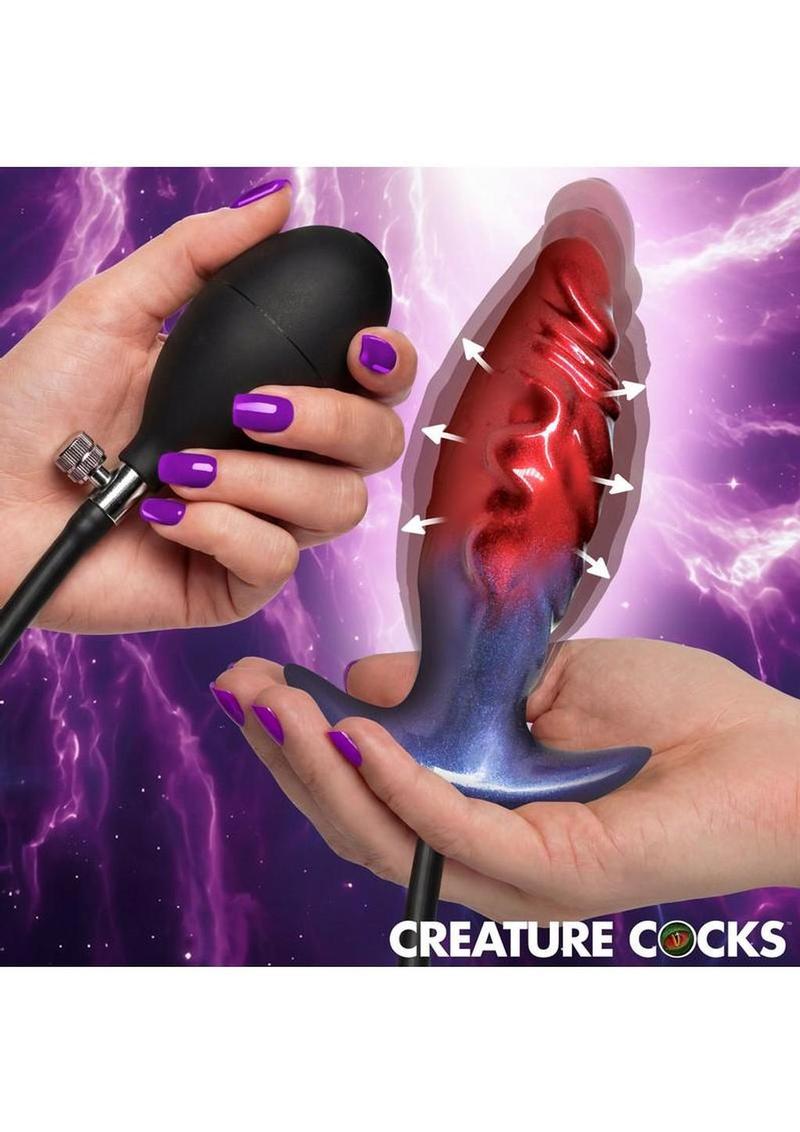 Creature Cocks Anal Invader Inflatable Silicone Anal Plug