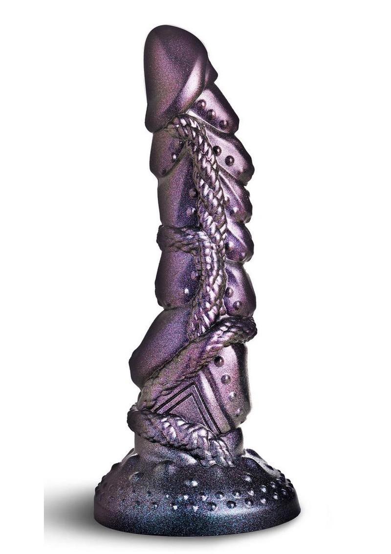 Creature Cocks Ilias Elf Silicone Dildo - Silver - 8.5in