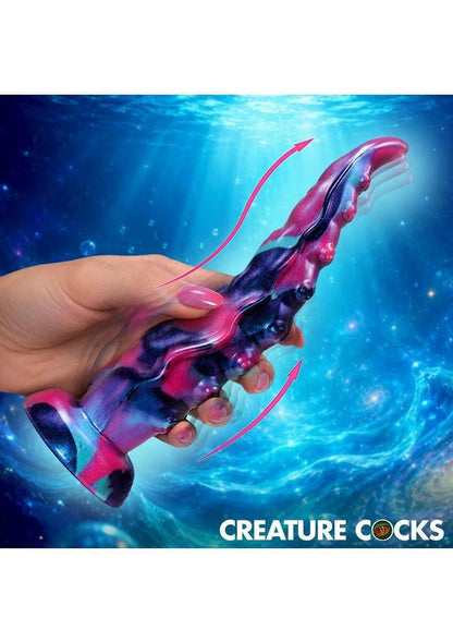 Creature Cocks Tenta-Squirm Squirming Vibrating Tentacle Silicone Dildo with Remote