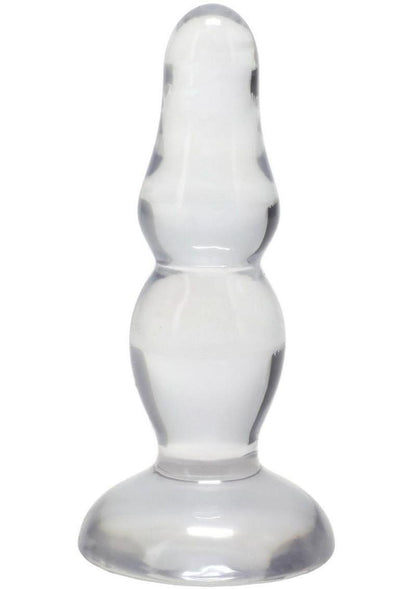Crystal Jellies Novice Pop Plug - Clear - 4in
