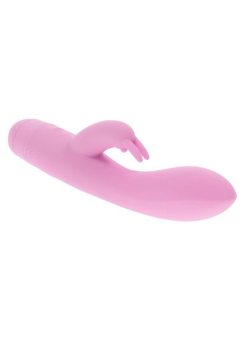 Cushy Bunny Rechargeable Silicone Rabbit Vibrator - Pink