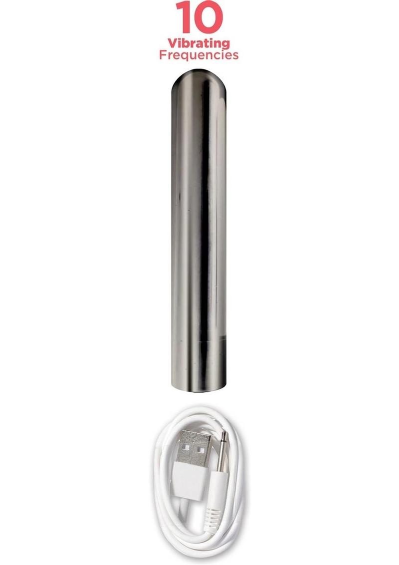 Dickboy Vibes Rechargeable Silicone Multi Speed Dildo - Chocolate - 8in