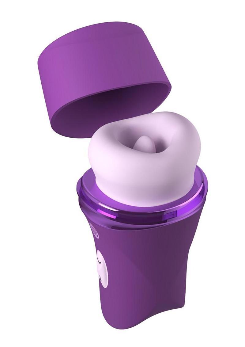Fantasy For Her Lush Kiss Plush Rechargeable Silicone Clitoral Stimulator - Purple