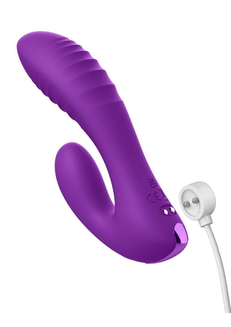 Fantasy For Her Secret Lover Rechargeable Silicone Dual Motor Rabbit Vibrator