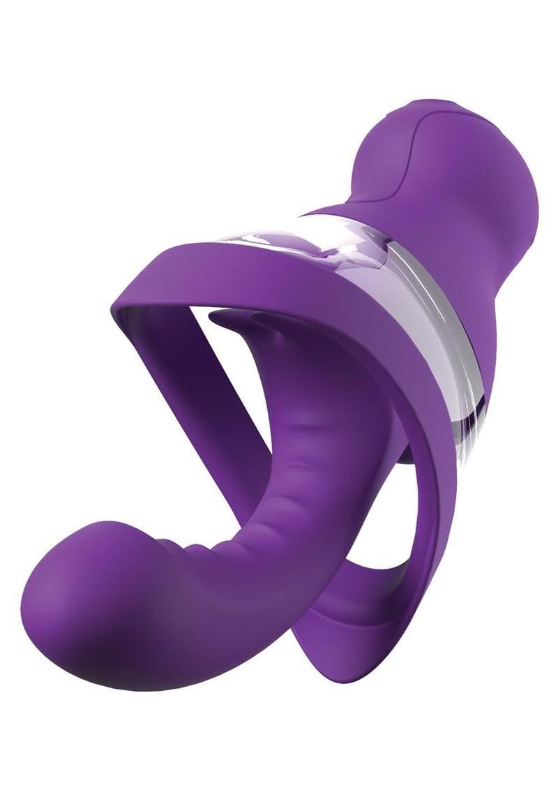 Fantasy For Her Veloura Touch Rechargeable G-Spot Pleasure Pump - Purple