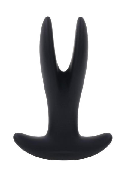 Gender X Spread The Love Rechargeable Silicone Vibrating Anal Plug with Remote Control - Black