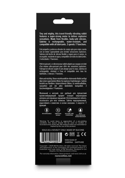 Gold-N-Dreams Sabrina Rechargeable Silicone Rabbit Vibrator