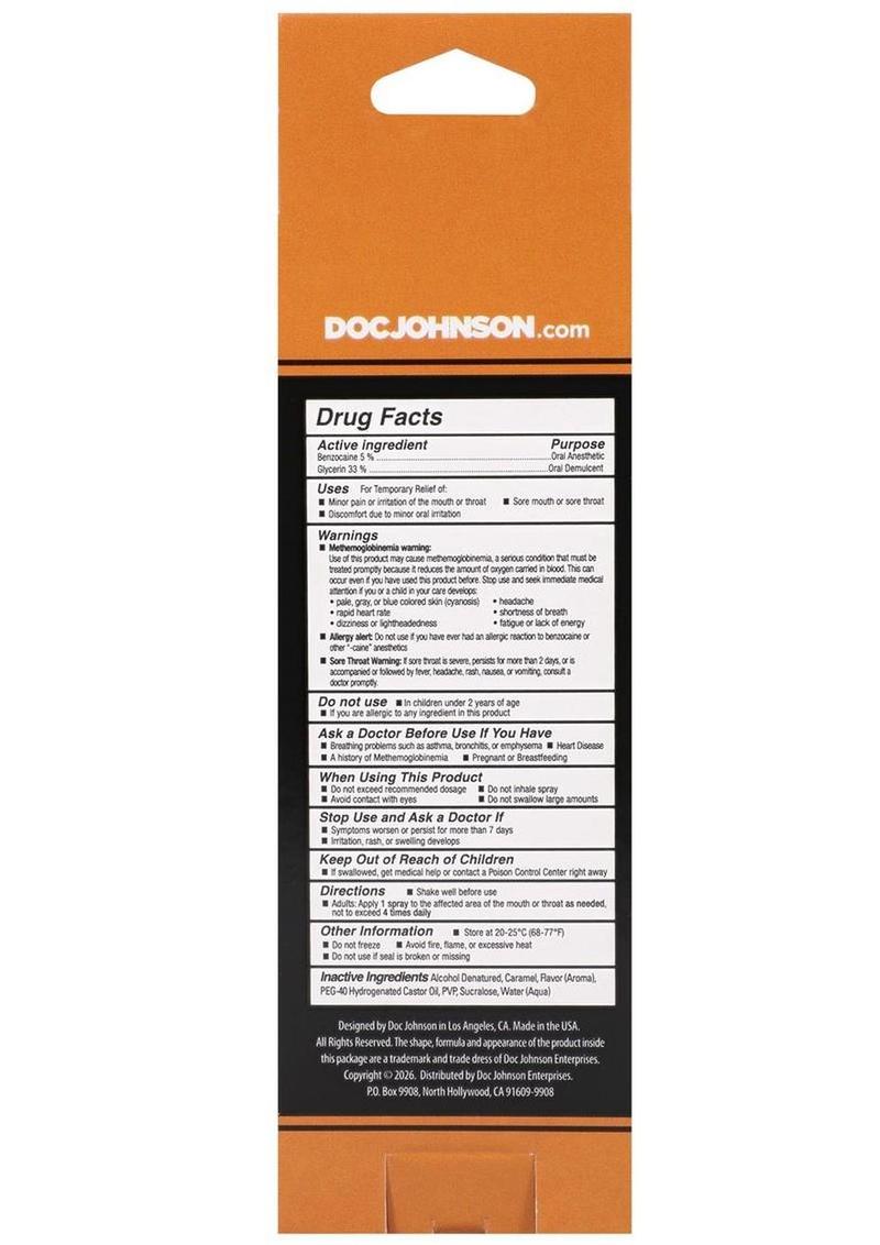 GoodHead Deep Throat Oral Anesthetic Spray Salted Caramel