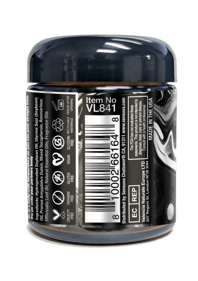 Hero Dark Temptation Luxury Aphrodisiac Massage Candle 4oz.- Ocean and Forest