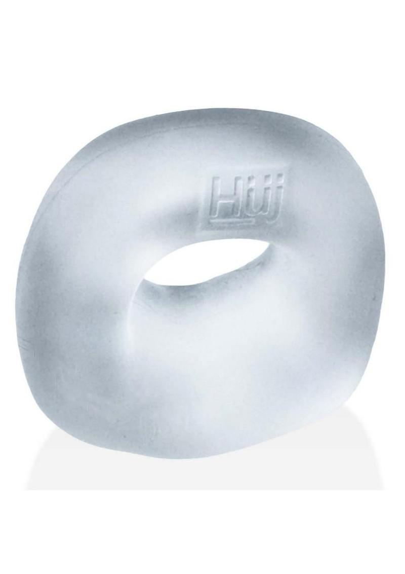 Hunkyjunk Fit Bulge Hung-Style Silicone Cockring - Clear Steam