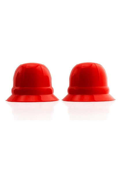 Hunkyjunk Nano Nips Just The Tip Silicone Nipple Nubs - Red