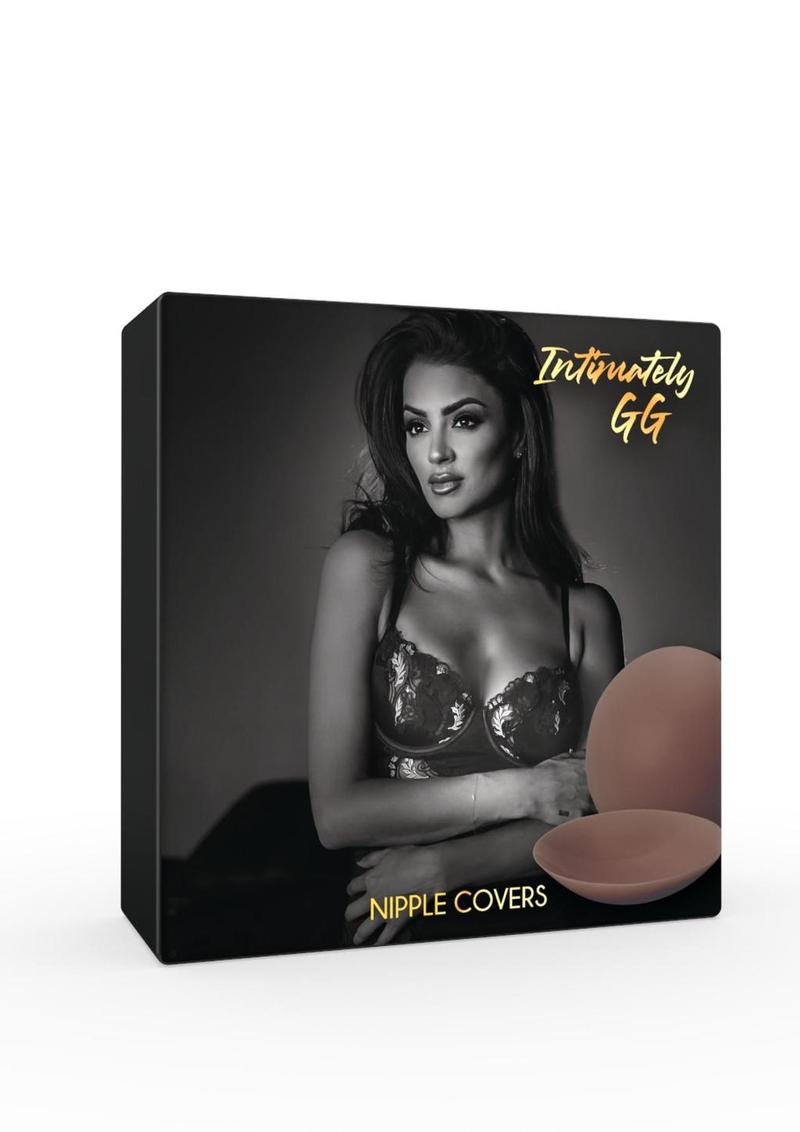 Intimately Gg Silicone Nipple Cover - Brown