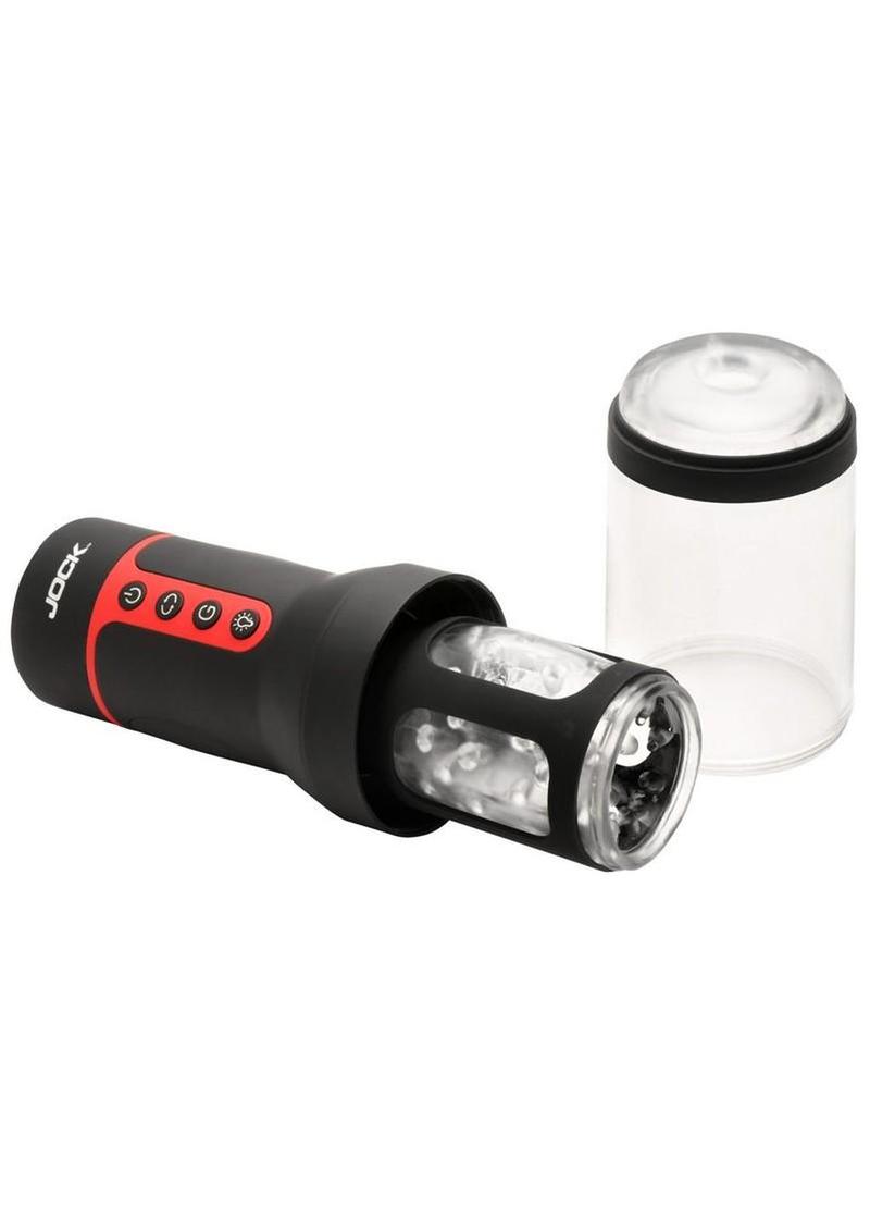 Jock Auto Spin Spinning and Thrusting Rechargeable Masturbator