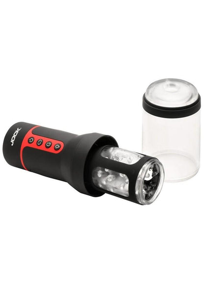 Jock Auto Spin Spinning and Thrusting Rechargeable Masturbator