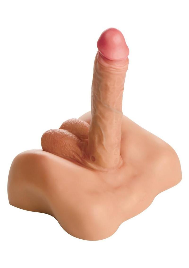 Jock Power Rod Thrusting and Vibrating Rechargeable Silicone Dildo with Remote Control
