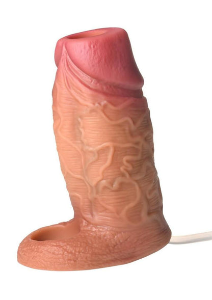 Jock Squirters Silicone Squirting Penis Enhancer Sleeve with Ball Strap