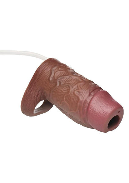 Jock Squirters Silicone Squirting Penis Enhancer Sleeve with Ball Strap