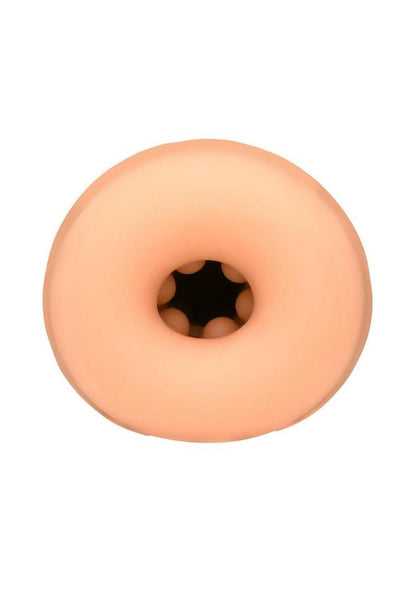 Jock Sucking and Vibrating Rechargeable Masturbator