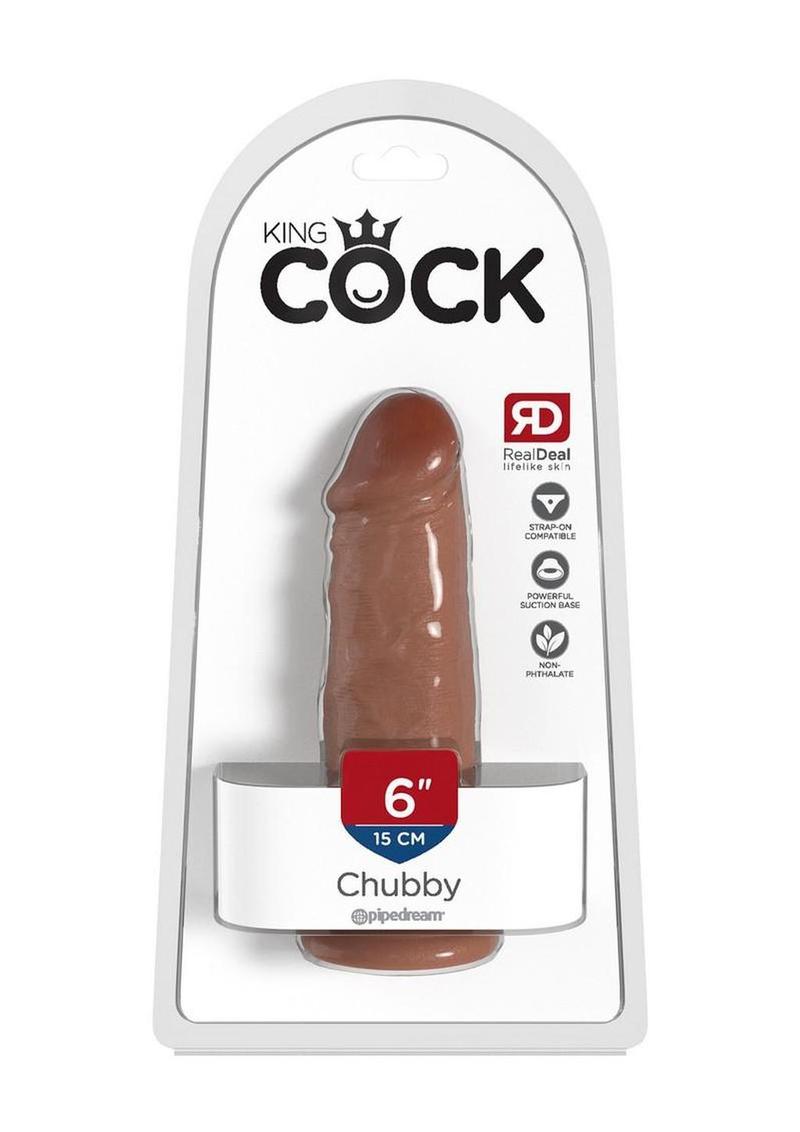 King Cock Chubby Dildo - Caramel - 6in