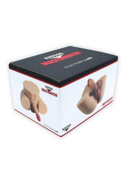 Kiotos Masturbator Silicone Dildo with Pussy and Ass - Vanilla
