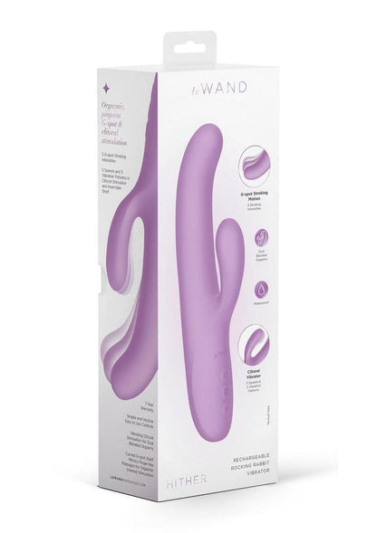 Le Wand Hither Rechargeable Silicone - Lilac/Purple