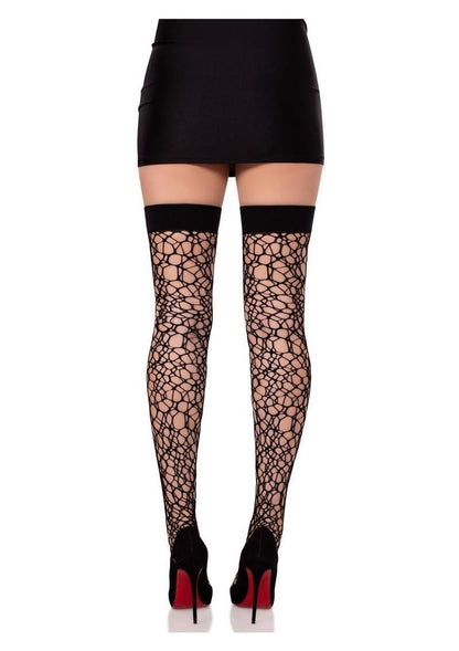 Leg Avenue Fractured Net Thigh Highs