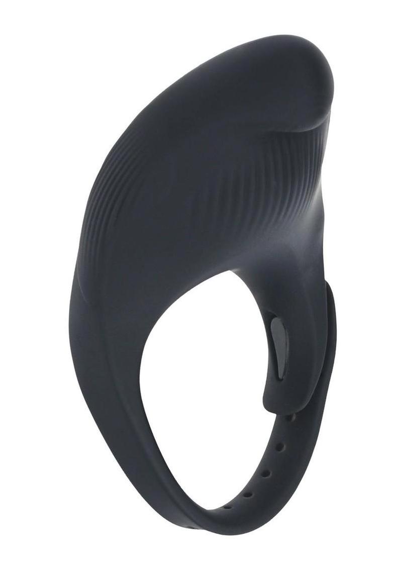 Levelz Adjustable Vibrating Silicone Rechargeable Cock Ring
