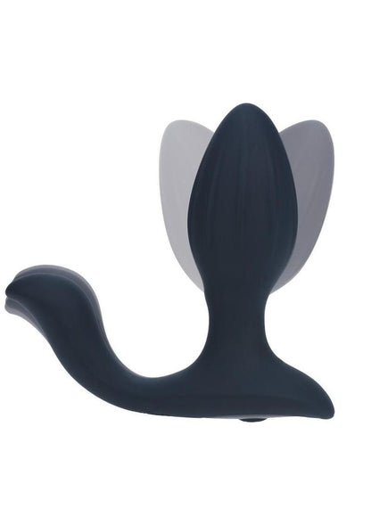 Levelz Vibrating and Rotating Silicone Rechargeable Anal Plug with Ball Stimulator