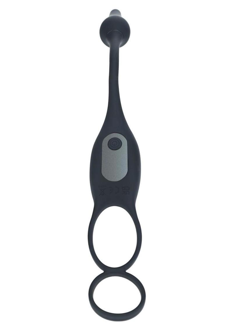 Levelz Vibrating Silicone Rechargeable Prostate Stimulator with Cock and Ball Ring
