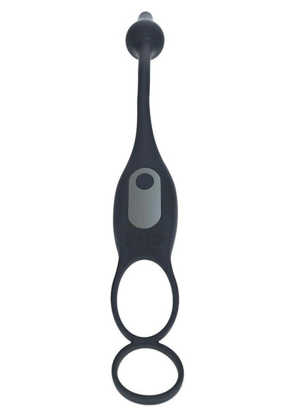 Levelz Vibrating Silicone Rechargeable Prostate Stimulator with Cock and Ball Ring