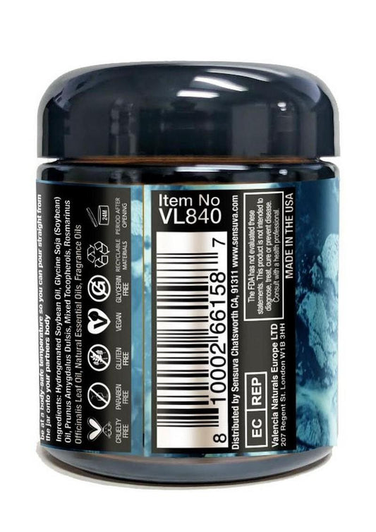 Lit Sweet Temptation Luxury Aphrodisiac Massage Candle 4oz. - Vanilla, Sugar and Sweet Pea