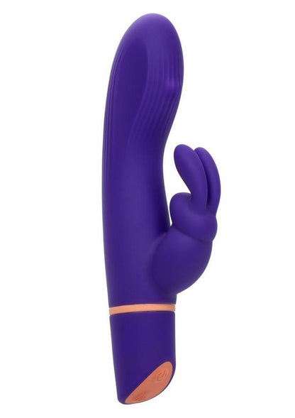 Love Bunny Rollin' G Bunny Rechargeable Silicone Dual Motor Vibrator - Purple