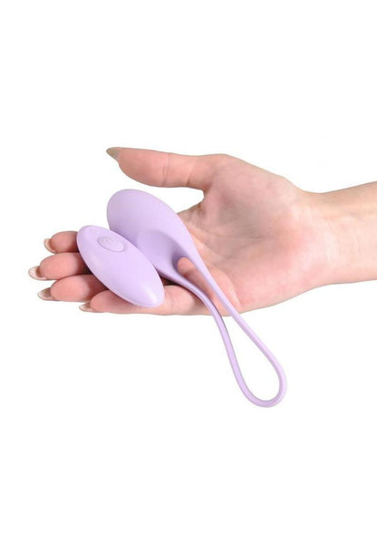 Love Notes Smooth Rechargeable Silicone Vibrating Egg with Remote