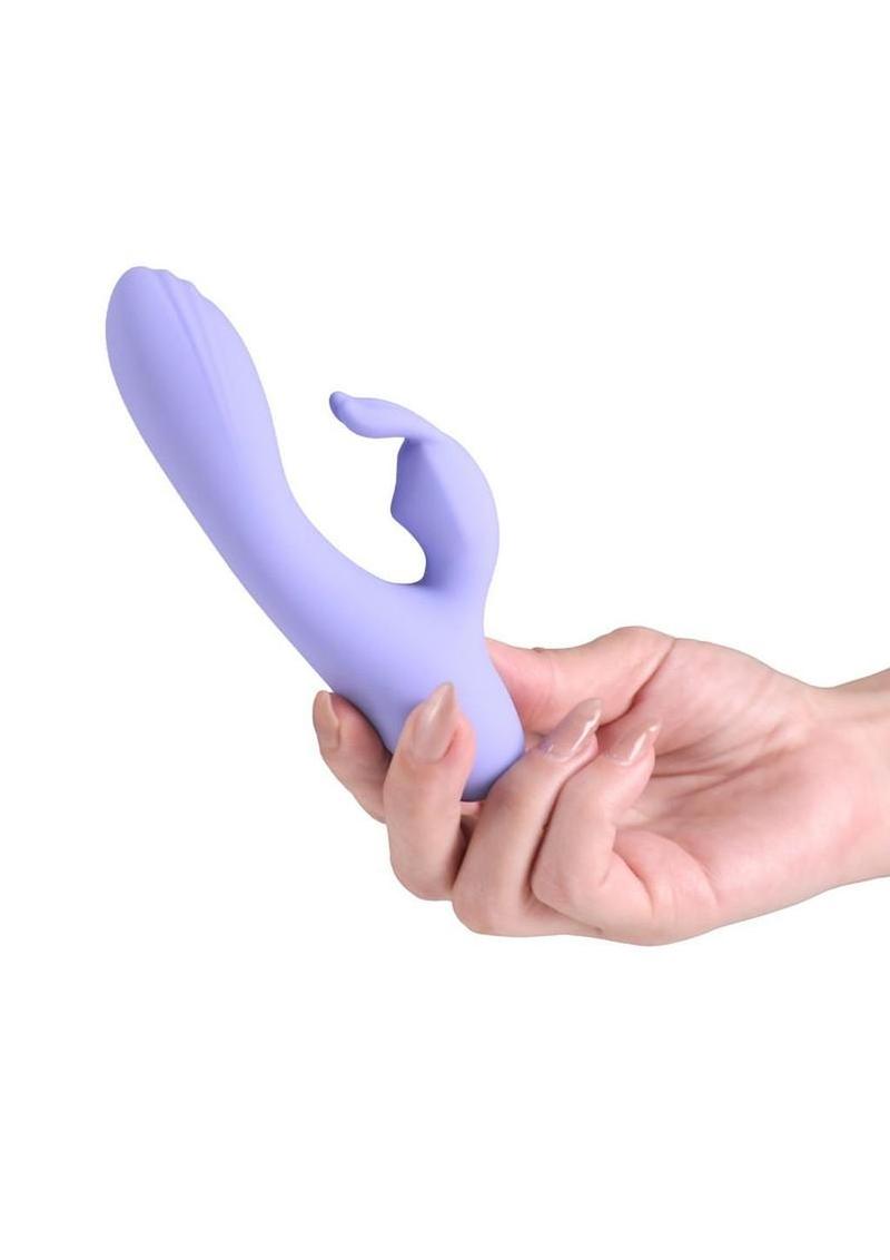 Love Notes Stay Petite Flexible Rechargeable Silicone Rabbit Vibrator
