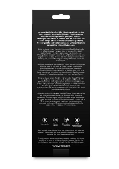 Love Notes Unforgettable Flexible Rechargeable Silicone Rabbit Vibrator