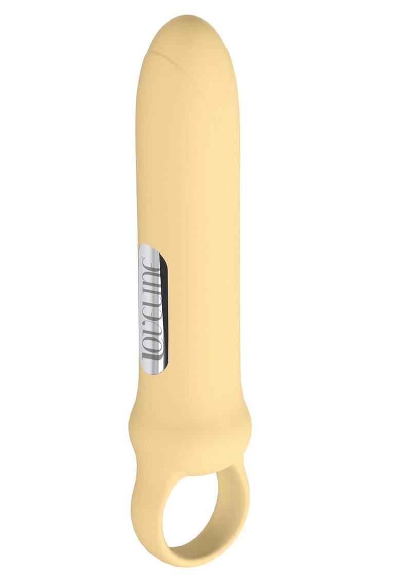 Loveline Harmony Loop Grip Vibe Ergonomic 10 Function Silicone Bullet Massager - Green/Lavender/Pink