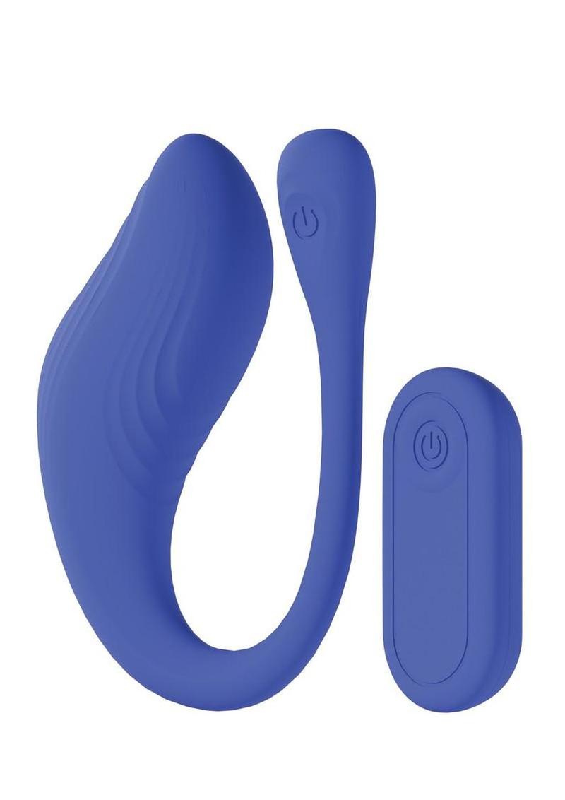Loveline Velvet G-Spot 10 Function Rechargeable Silicone Vibrator with Remote Control