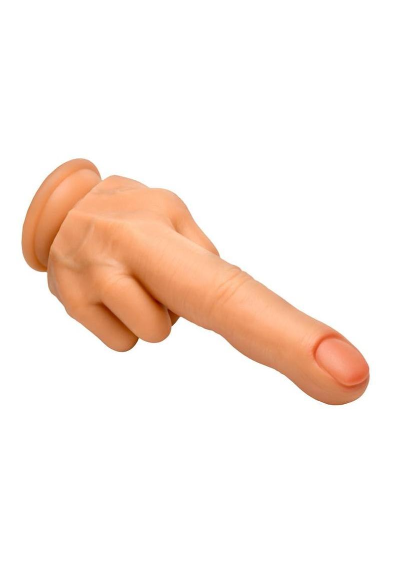 Master Series Finger Silicone Dildo - Vanilla