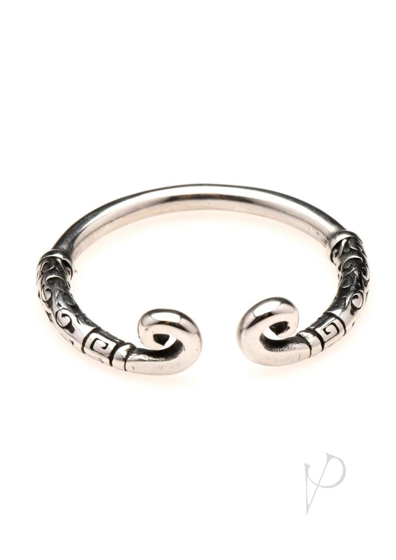 Master Series Kingpin Stainless Steel Glans Ring - Silver - 30mm