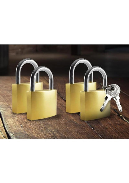 Master Series Keyed-Alike Padlock Set (4 Pack)