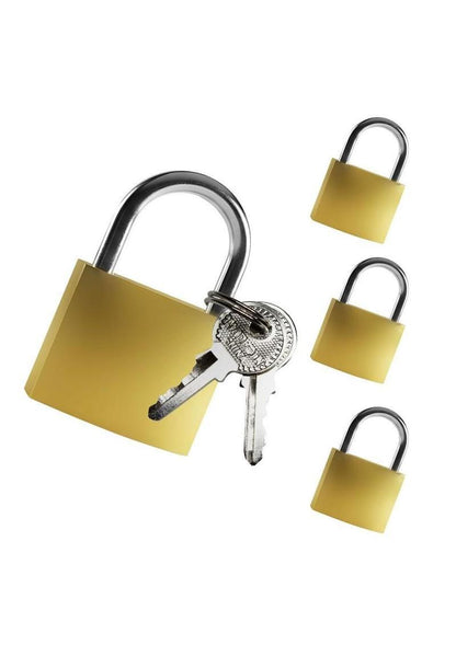 Master Series Keyed-Alike Padlock Set (4 Pack)