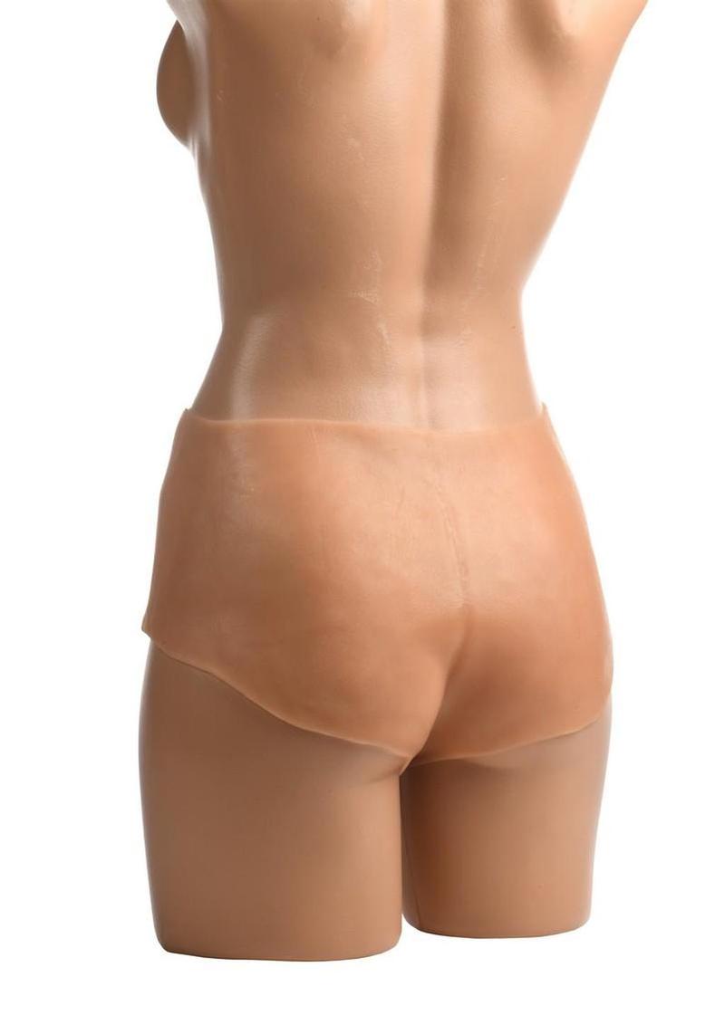 Master Series Power Briefs Thrusting and Vibrating Silicone Penis Panties Torso with Remote