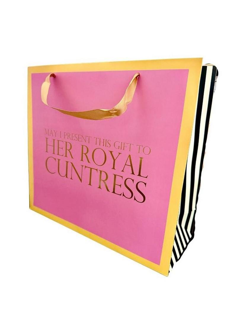 May I Present This Gift to Her Royal Cuntress - Large - Gift Bag